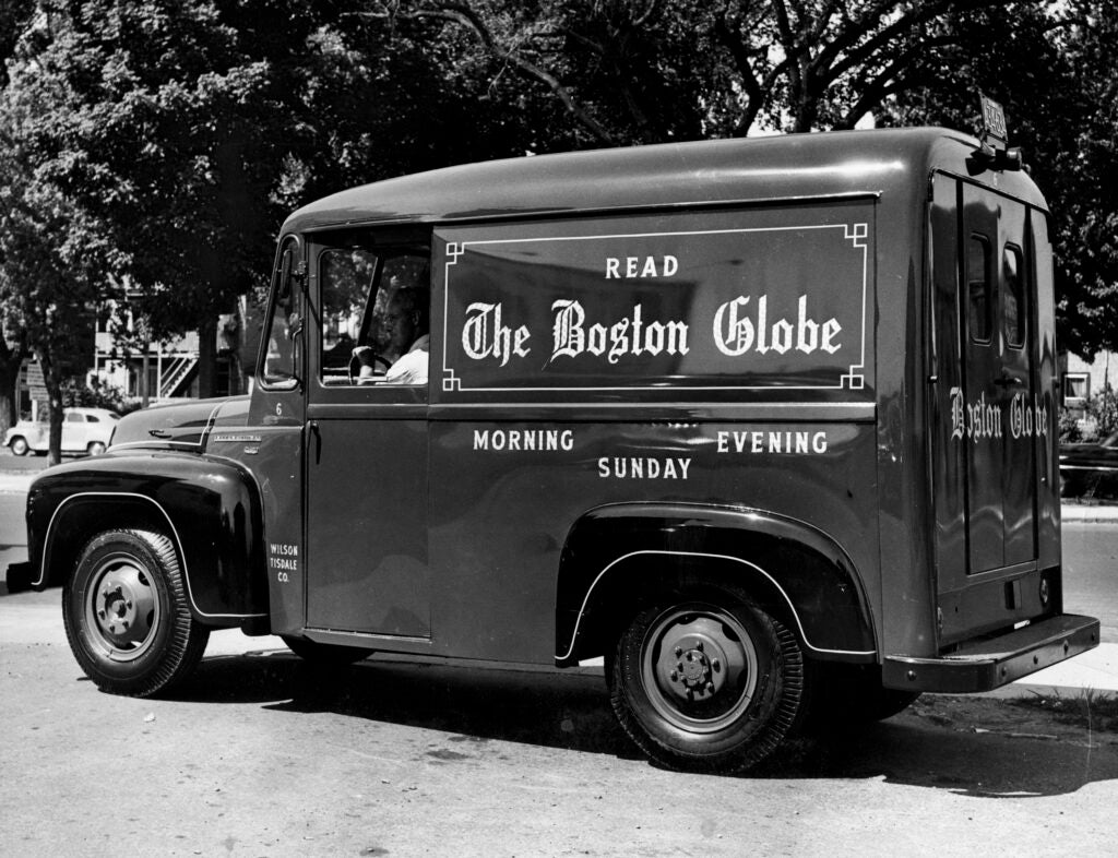 Globe vintage delivery truck